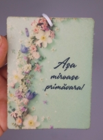  odorizante AUTO - dreptunghi personalizat cu sticluta parfum