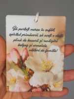  odorizante AUTO - dreptunghi personalizat cu sticluta parfum