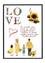 Tablou personalizat LOVE - A4