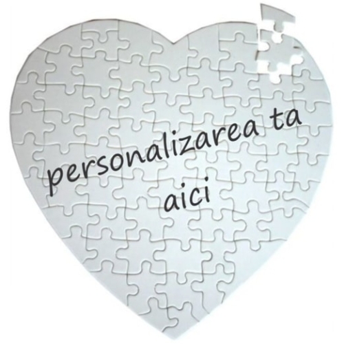 Puzzle magnetic personalizat inima